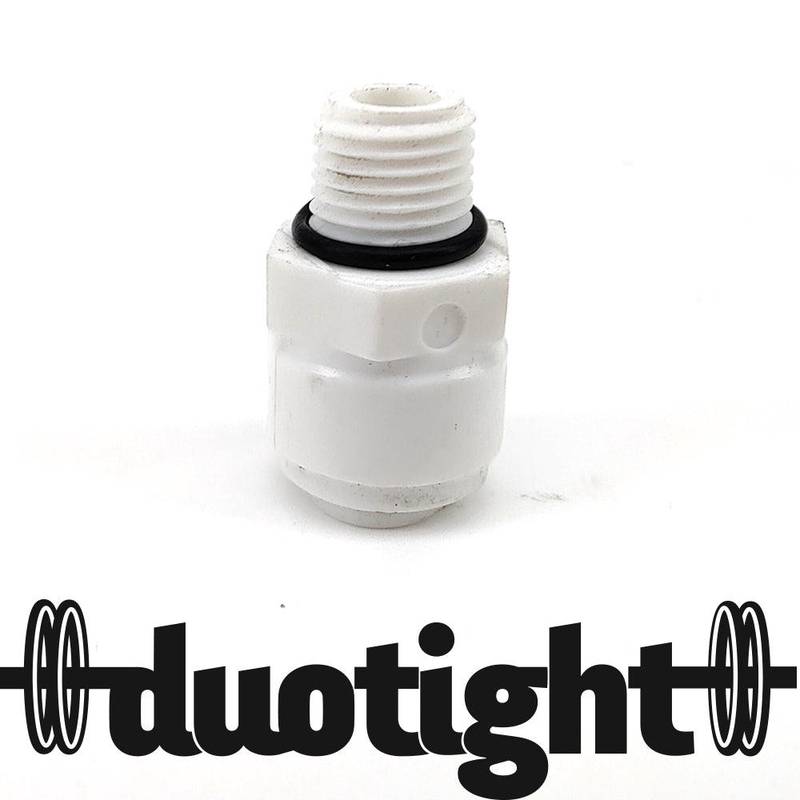 Liitin 9,5mm (3/8) x 1/4" DuoTight ulkokierre