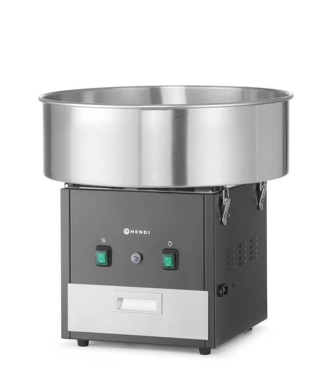 Zuckerwattemaschine HENDI schwarz 220-240V/1130W 520x520x(H)503mm