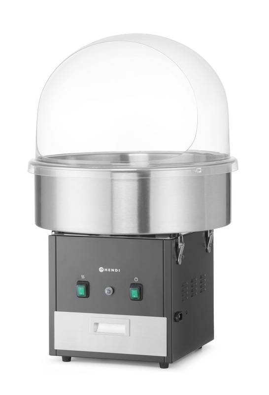 Zuckerwattemaschine HENDI schwarz 220-240V/1130W 520x520x(H)503mm