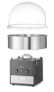 Zuckerwattemaschine HENDI schwarz 220-240V/1130W 520x520x(H)503mm