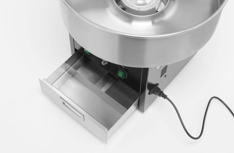 Zuckerwattemaschine HENDI schwarz 220-240V/1130W 520x520x(H)503mm