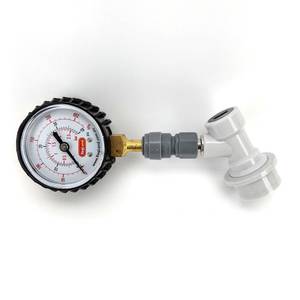 Manometrs 0-150psi 8mm ar uzgali