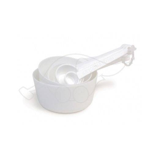 Annostelu mittaastiasarja 5kpl muovia 1/5/15/50/100ml
