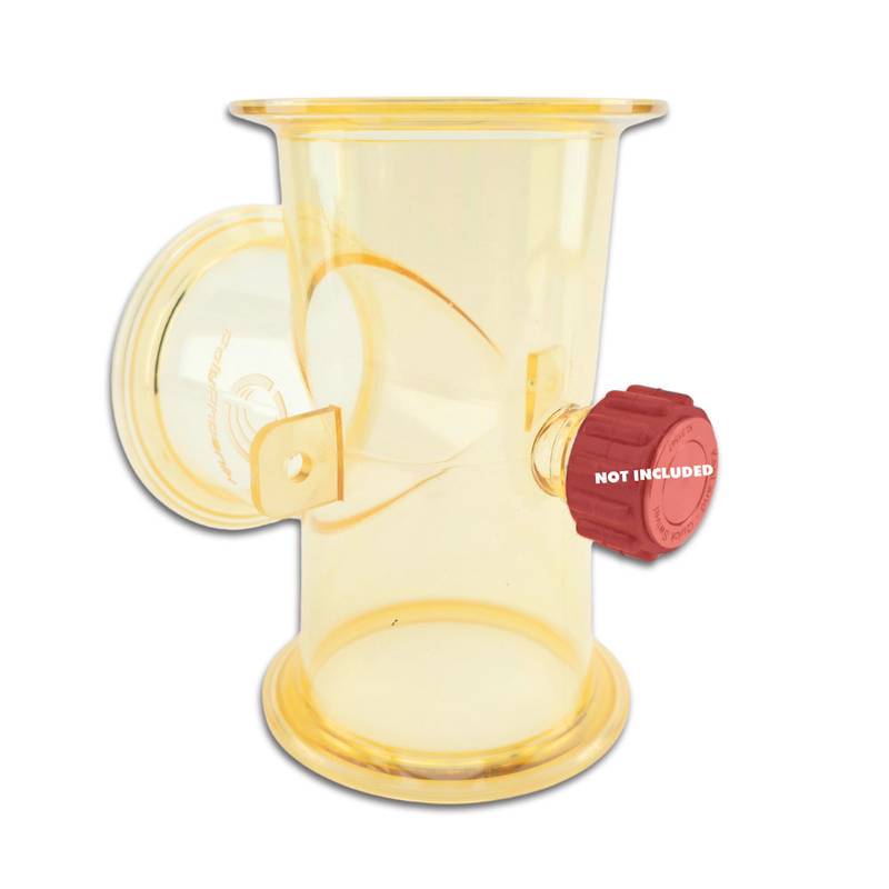 T formos jungtis 3" Tri-Clamp PolyPhoenix PPSU