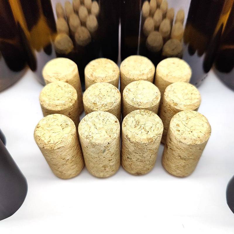 Flaschenset 750ml (12 Stück) Wein mit Korken und Schrumpfhülsen