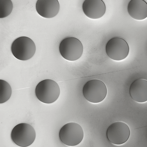 Drip tray 50x17cm countertop punched stainless steel