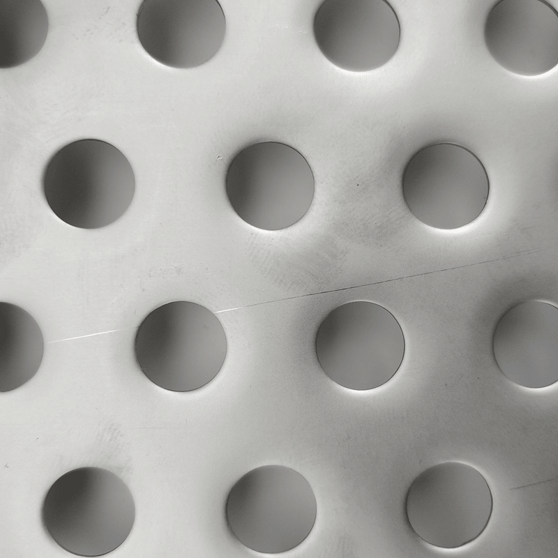 Drip tray 50x17cm countertop punched stainless steel