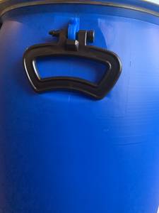 Plastikinis konteineris 60L su maisto sertifikatu