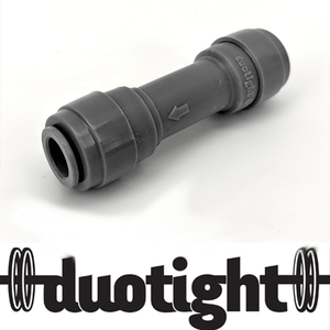 Pikaliitin 8mm Duotight takaiskuventtiilillä