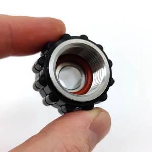 Snabbkoppling 1/2" x 13mm med slangnippel rostfritt stål