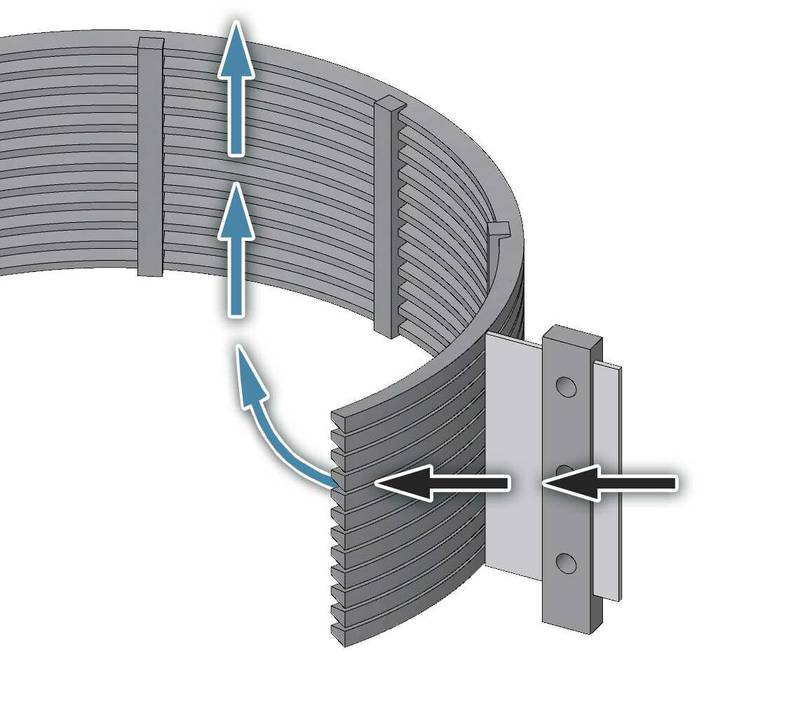 Självrengörande automatiskt filter KSF-240 K 3,5m3/h 35-3000μm