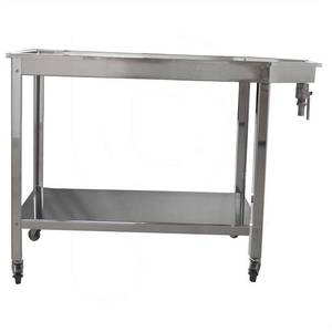 Abtropftisch 1200x500 mit Regal Edelstahl