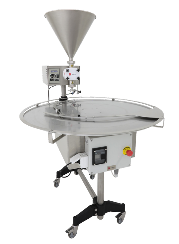 Filler DANA API MATIC 2000+ adjustable with rotary table + 10L funnel