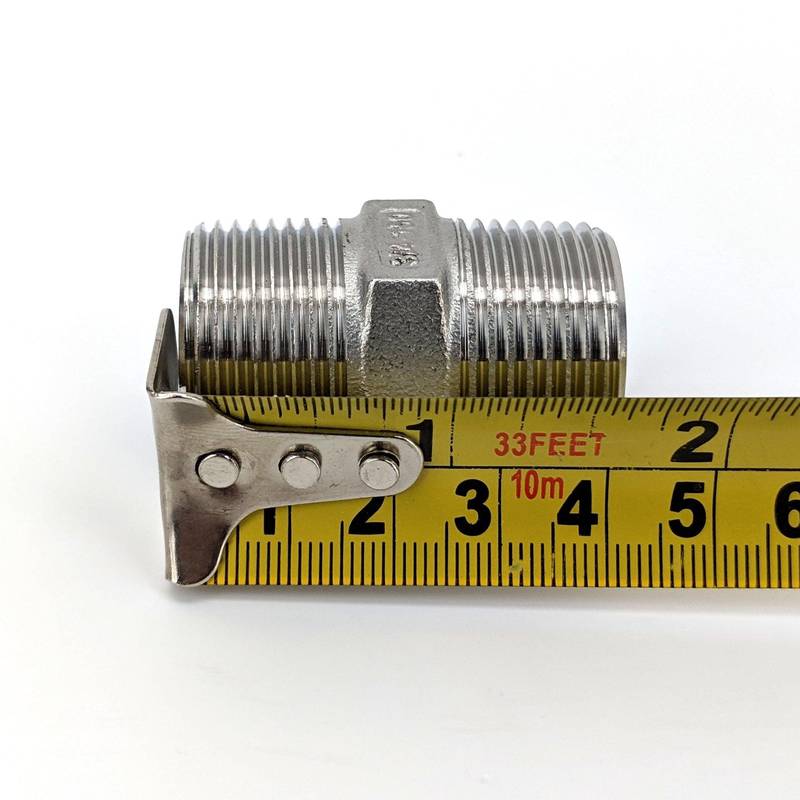 Nipelis 3/4" BSP sešstūrains AISI 304 nerūsējošais tērauds