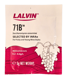 Wine Yeast Lalvin 71B 5g aromatic