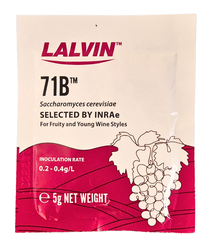 Wine Yeast Lalvin 71B 5g aromatic