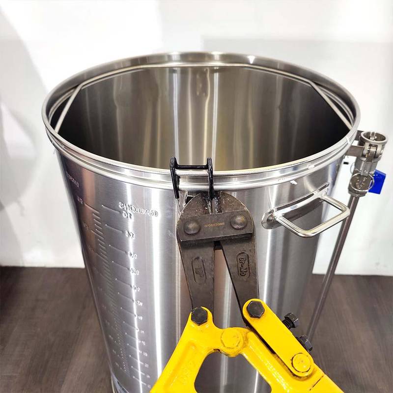 Kansikiinnikkeet säädettävät lyhyet (4kpl) BrewZilla + DigiBoil ruostumaton teräs