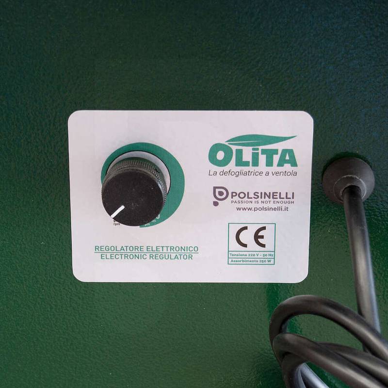 Lövavskiljare elektrisk Olita med galler för oliver