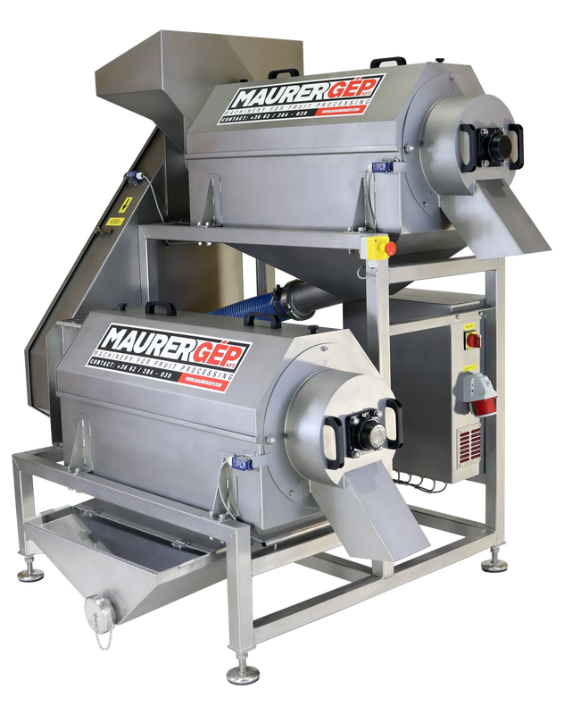 Kärnborttagare MK 2000 Maurer tvåstegs 1000-5000kg/h rostfritt stål