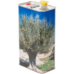 Skārda kanna 5L (288gab.) Albero olīveļļai ar sarkanu ventilācijas vāciņu