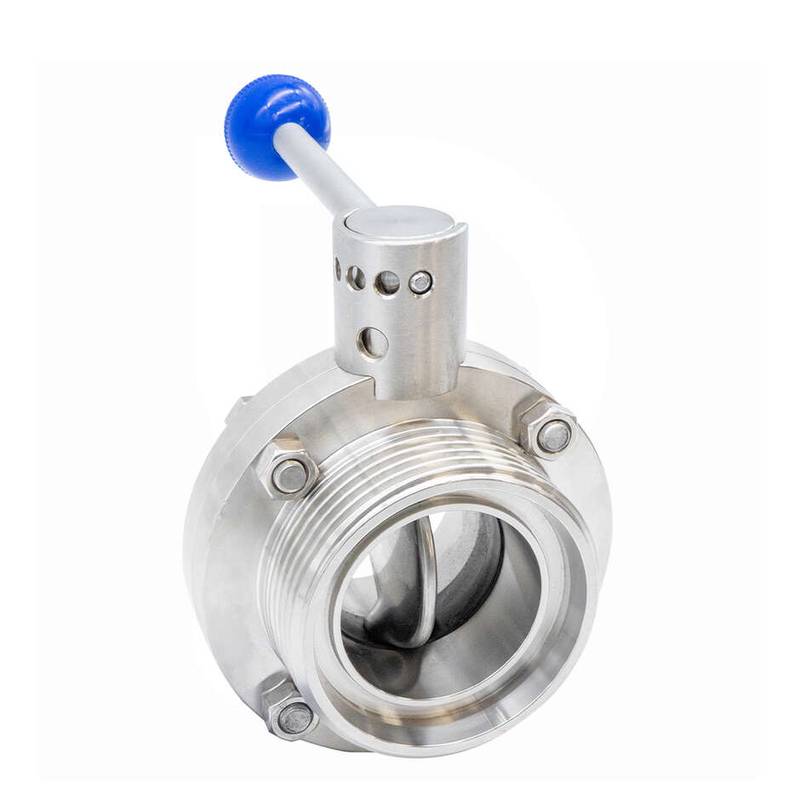 Butterfly valve DIN 50 F/F stainless steel