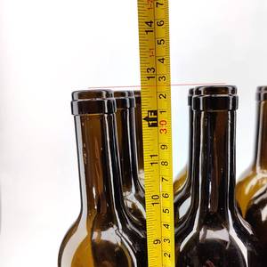 Flaschenset 750ml (12 Stück) Wein mit Korken und Schrumpfhülsen