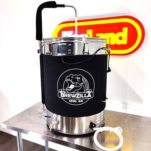 Neoprenhülle 100L BrewZilla Gen 4 mit Rezirkulationsarmabdeckung