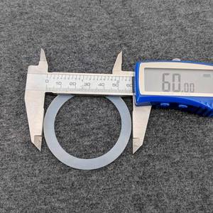Dichtung 2" Tri-Clamp Silikon flach