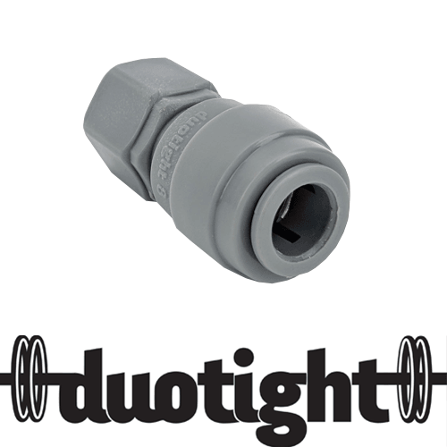 Ātrā savienojums 8mm DuoTight 5/16" x FFL nerūsējošais tērauds