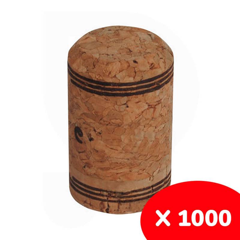 Korken 29,5x47 (1000 Stück) für Schaumweine