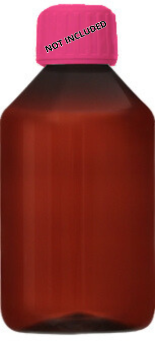 PET Bottle 250ml Pharma Veral brown