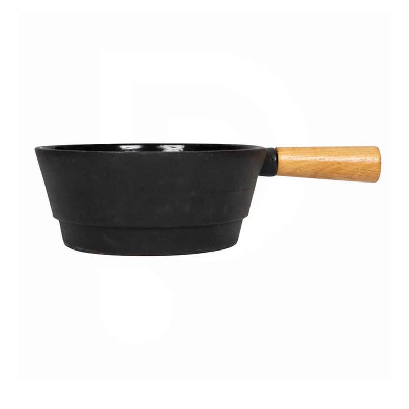 Fondueastiasetti PRO L juusto 1,8L valurauta puujalustalla (10kpl)