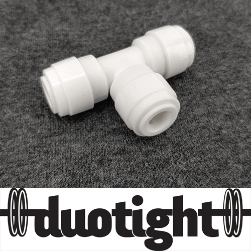 T-veida savienojums 8x8x8mm DuoTight ātrais savienojums