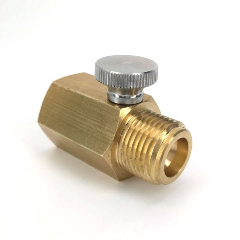 Adapter W21.8 male x TR21-4 female thread with adjustable pin deluxe