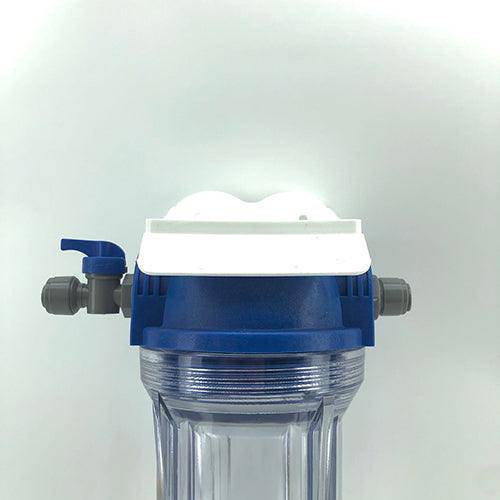 Filtra korpuss 10" pārtikas plastmasa max 4,8bar/+50°C