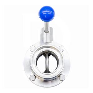 Butterfly valve DIN 50 F/F stainless steel