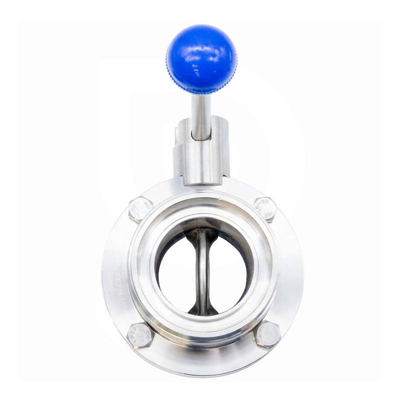 Butterfly valve DIN 50 F/F stainless steel