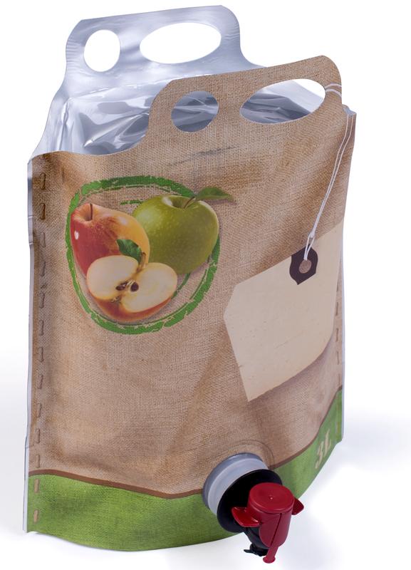 Pouch 3L aluminium double gusset Standard Vitop