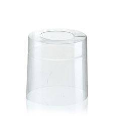 Heat shrink capsule 32x35mm transparent 25pcs