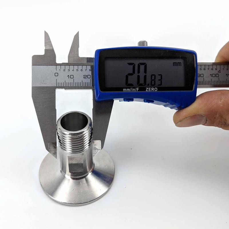 Liitmik Tri-Clamp 1.5" 1/2" BSP väliskeere roostevaba teras