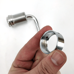 Kort skaft 6,5mm (1/4") NukaTap duotight-kompatibel rostfritt stål