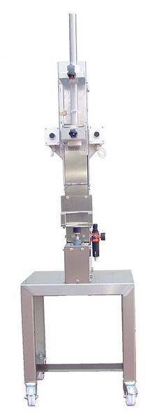 Corking machine for T-shaped and cylindrical corks T1000