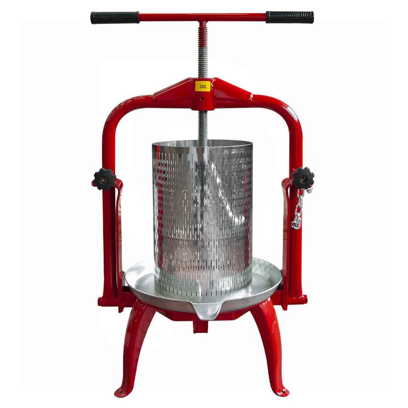 Press FARM 25 for fruit with AISI 304 cage stainless steel