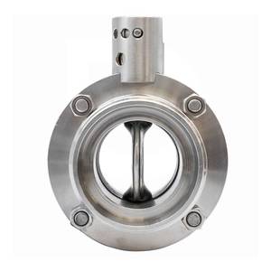 Butterfly valve DIN 50 F/F stainless steel