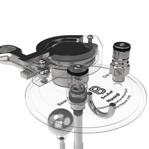 Rõhupakk 4" Tri-Clamp BrewBuilt ujuva sifoontoruga roostevaba teras