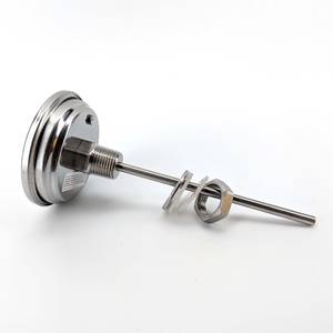 Termomeeter 3" sihikuga pikk vars 132mm roostevaba teras