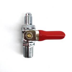 Kuulkraan 1/4" NPT x MFL keermega tagasilöögiklapiga