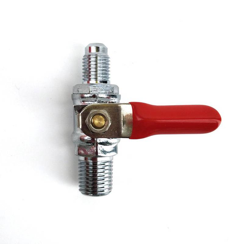 Kuulkraan 1/4" NPT x MFL keermega tagasilöögiklapiga