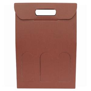 Presentkartong (10st) Earth Corten för 3 flaskor vin