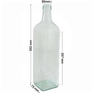 Marasca bottle 1L semi clear (20 pieces)
